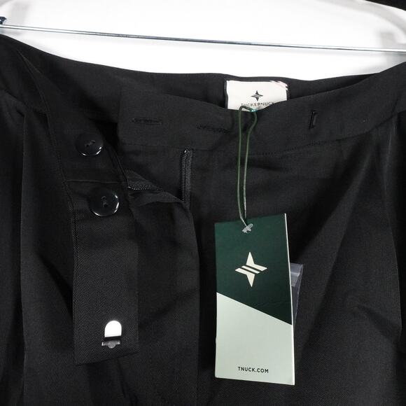 Tuckernuck Women's Black Duncan Dress Pants Size XXXL Pleated Front 2302-28 - Picture 8 of 11